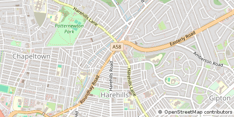 Map of Leeds