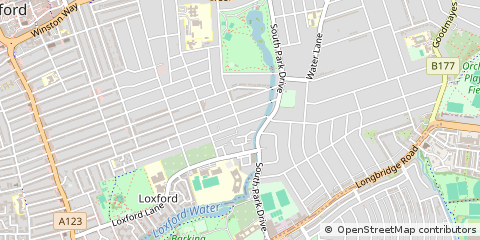 Map of Ilford