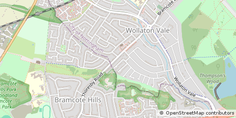 Map of Nottingham