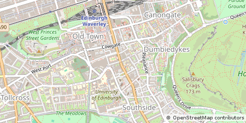 Map of Edinburgh