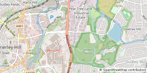 Map of Brierley Hill, West Midlands