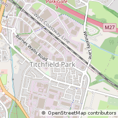 Map of Fareham, Hampshire