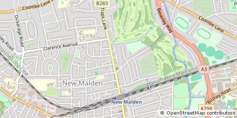 Map of NEW Malden