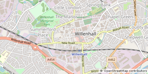 Map of West Midlands., West Midlands