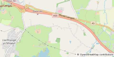 Map of Anglesey