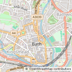 Map of Bath