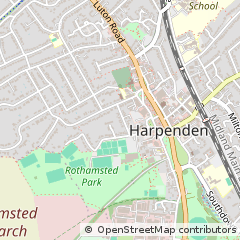 Map of Harpenden, Essex