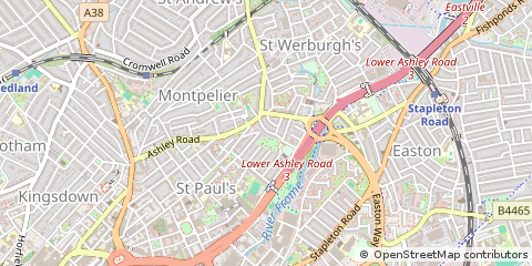Map of Bristol