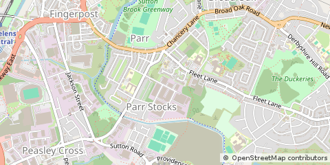 Map of ST. Helens, Merseyside