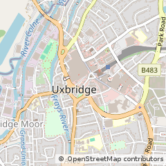 Map of Uxbridge