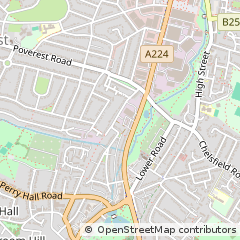 Map of Orpington, Kent