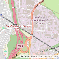 Map of Stockport, Cheshire