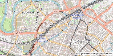 Map of Salford