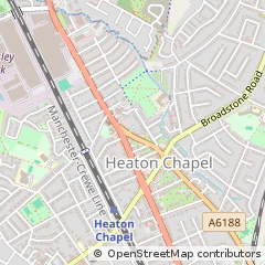 Map of Stockport, Cheshire