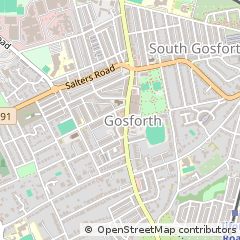 Map of Newcastle Upon Tyne
