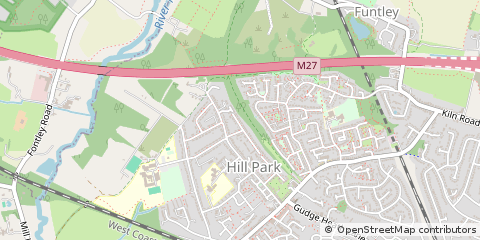 Map of Fareham, Hampshire