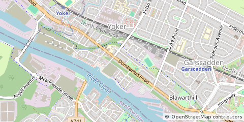 Map of Glasgow