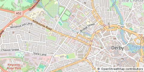 Map of Derby