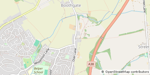 Map of Belper