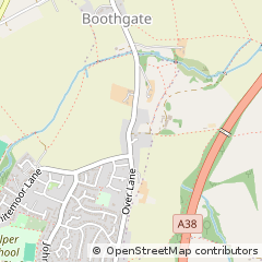 Map of Belper