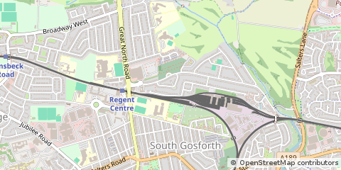 Map of Newcastle Upon Tyne