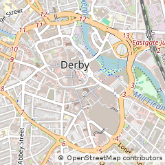 Map of Derby, Derbyshire