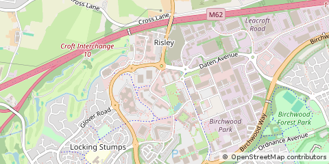 Map of Warrington