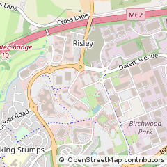Map of Warrington