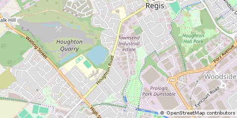 Map of Dunstable, Bucks