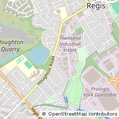 Map of Dunstable, Bucks