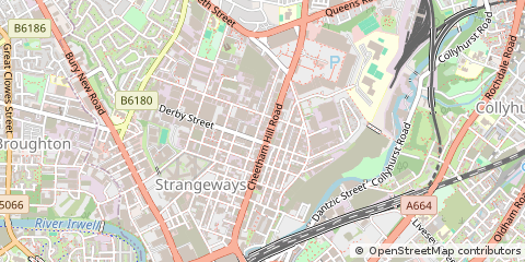Map of Manchester