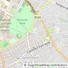 Map of Leicester