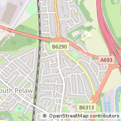 Map of Chester-LE-Street, Durham