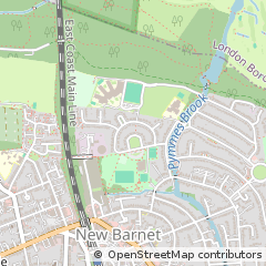 Map of Barnet, Hertfordshire