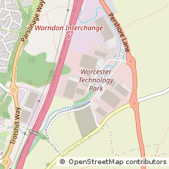 Map of Worcester, Hertfordshire
