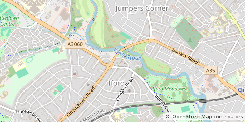 Map of Bournemouth