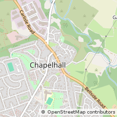 Map of Chapelhall, North Lanarkshire