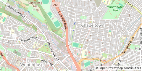 Map of Leeds