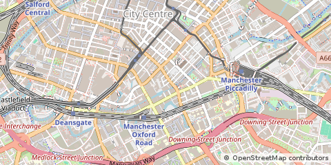 Map of Manchester