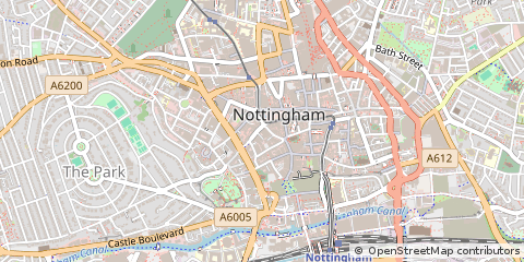 Map of Nottingham