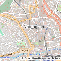 Map of Nottingham