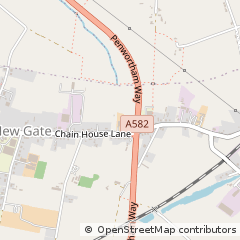 Map of Preston, Lancashire