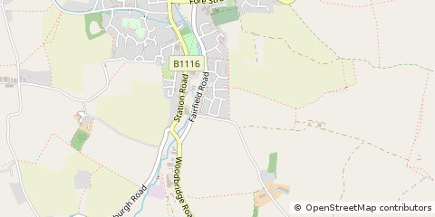 Map of Woodbridge, Suffolk