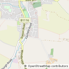 Map of Woodbridge, Suffolk
