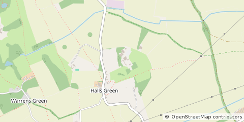 Map of Weston, Hertfordshire