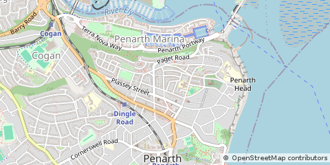 Map of Vale of Glamorgan