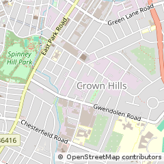 Map of Leicester