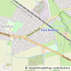 Map of East Boldon