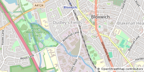 Map of Walsall, West Midlands