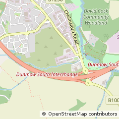 Map of Dunmow, Essex